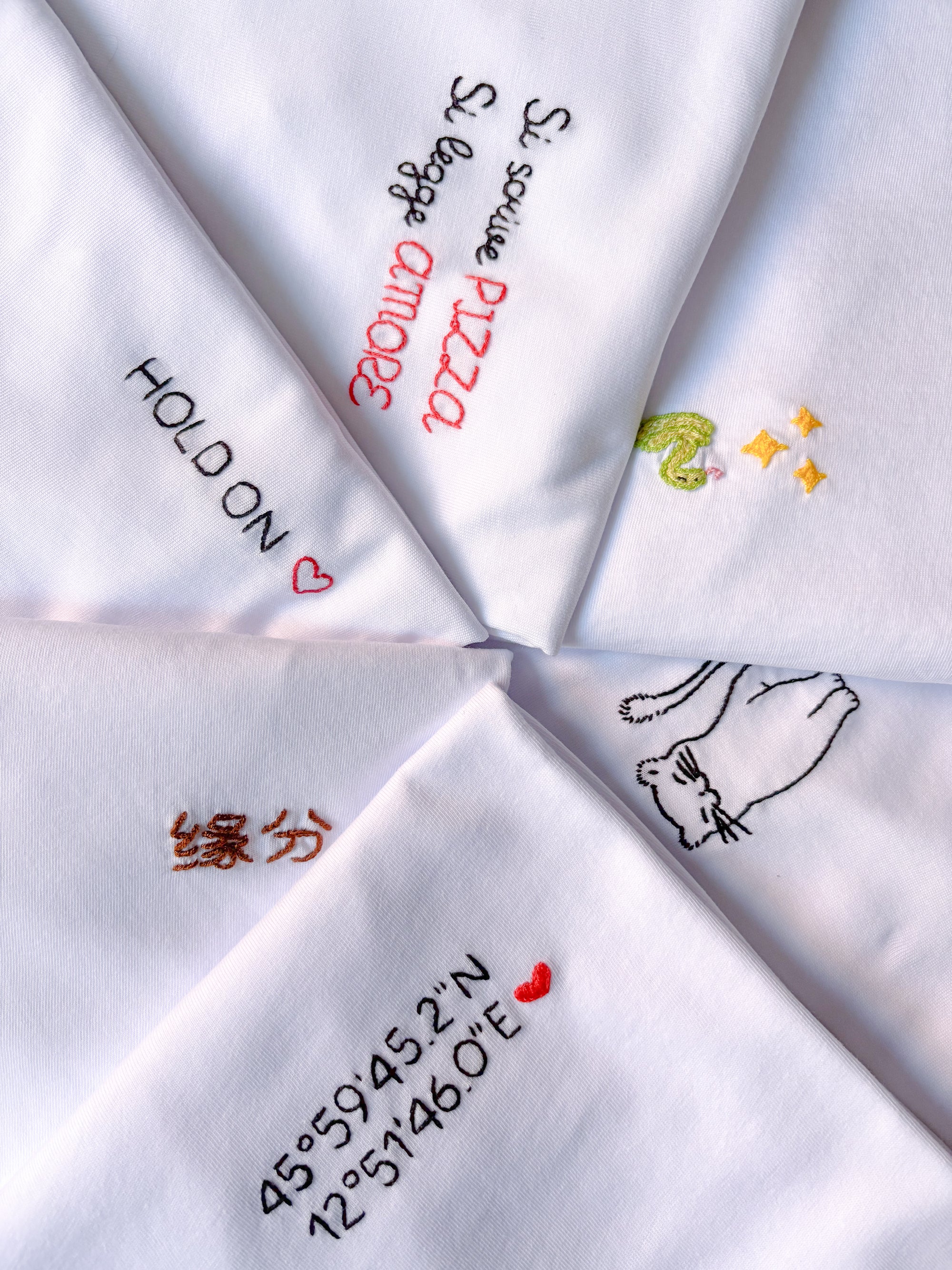 Maglietta ricamata Filovago