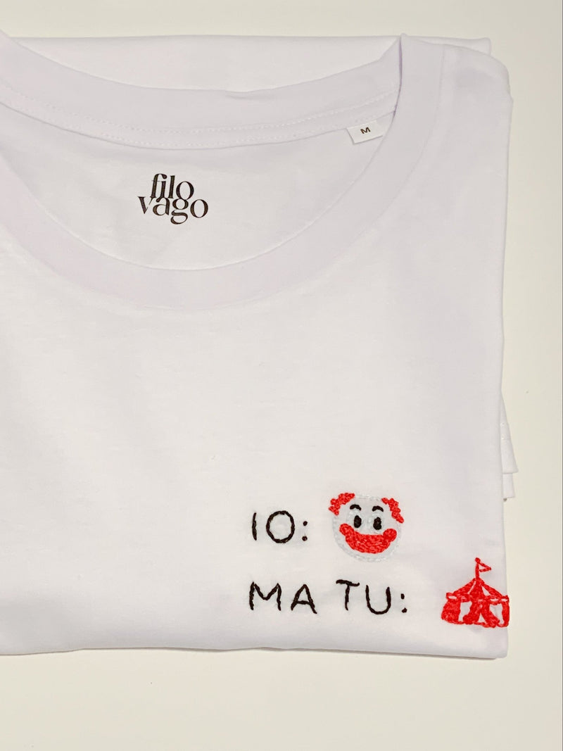 Maglietta - Io clown ma tu circo - Filovago