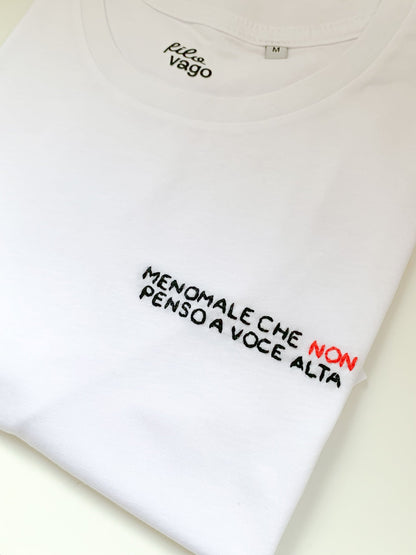 Maglietta - Menomale che non penso a voce alta - Filovago