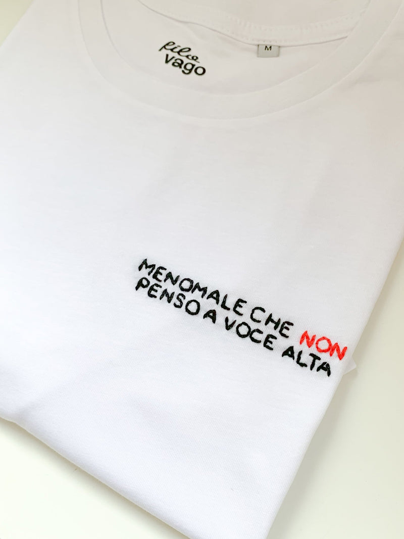 Maglietta - Menomale che non penso a voce alta - Filovago