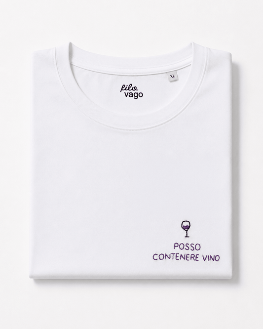 Maglietta-Posso contenere vino-Filovago