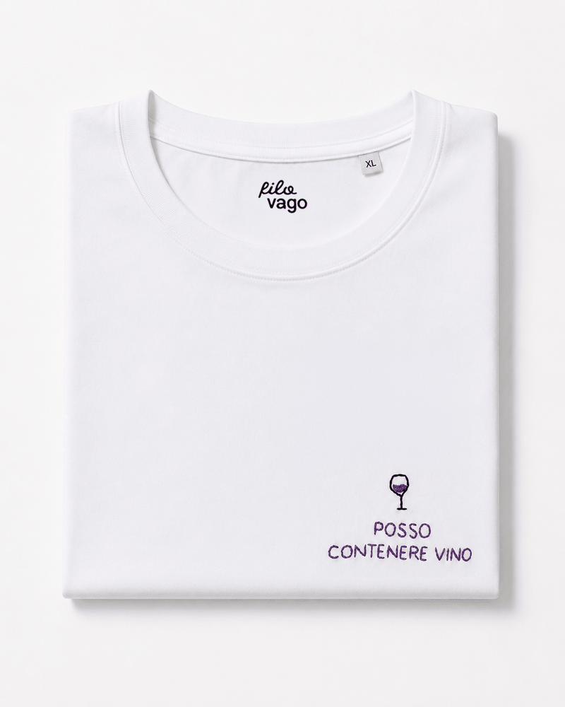 Maglietta-Posso contenere vino-Filovago