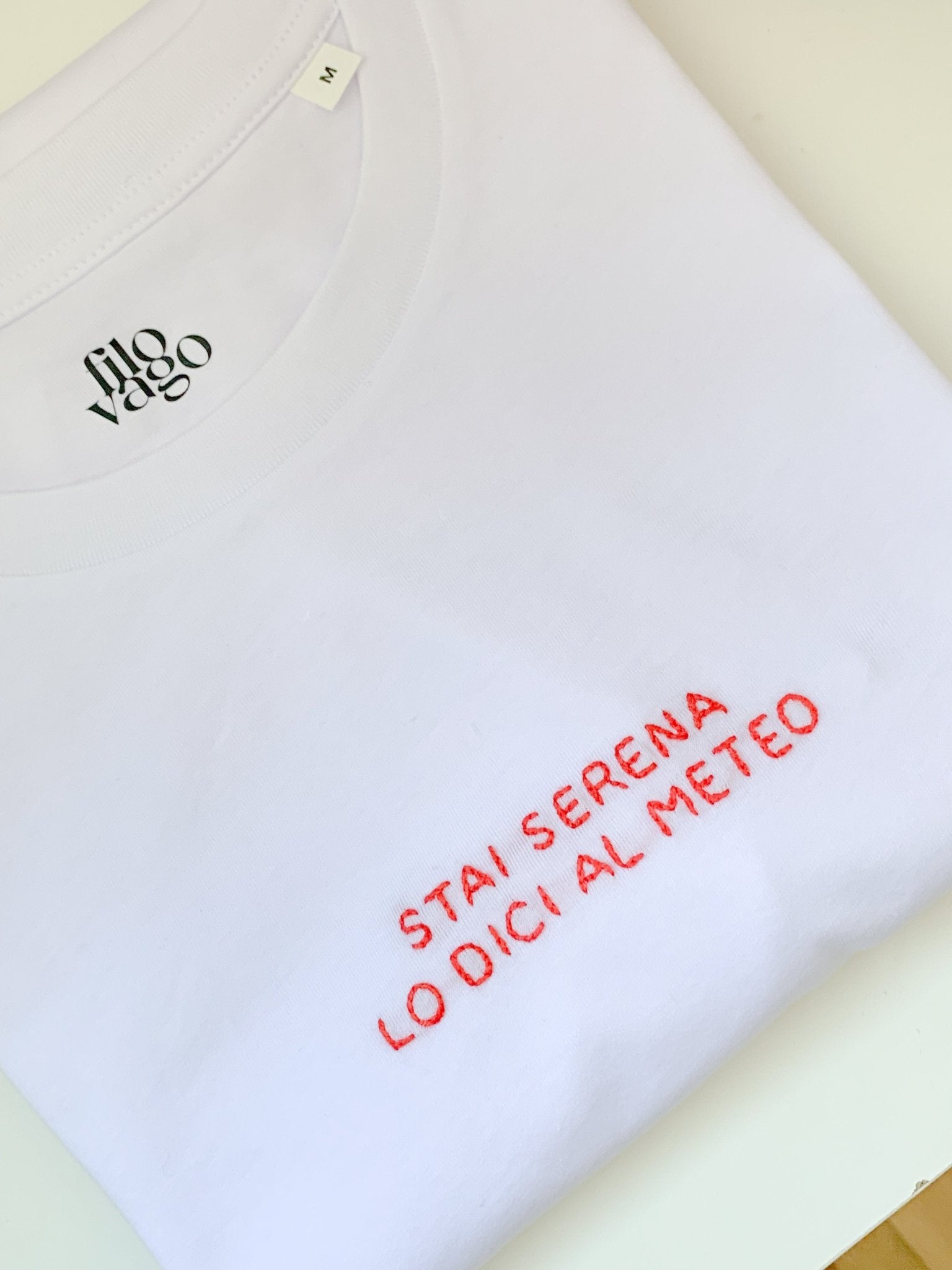 Maglietta - Stai serena lo dici al meteo - Filovago